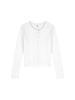 Ovt-U Basic Easywear Button Cardigan_White