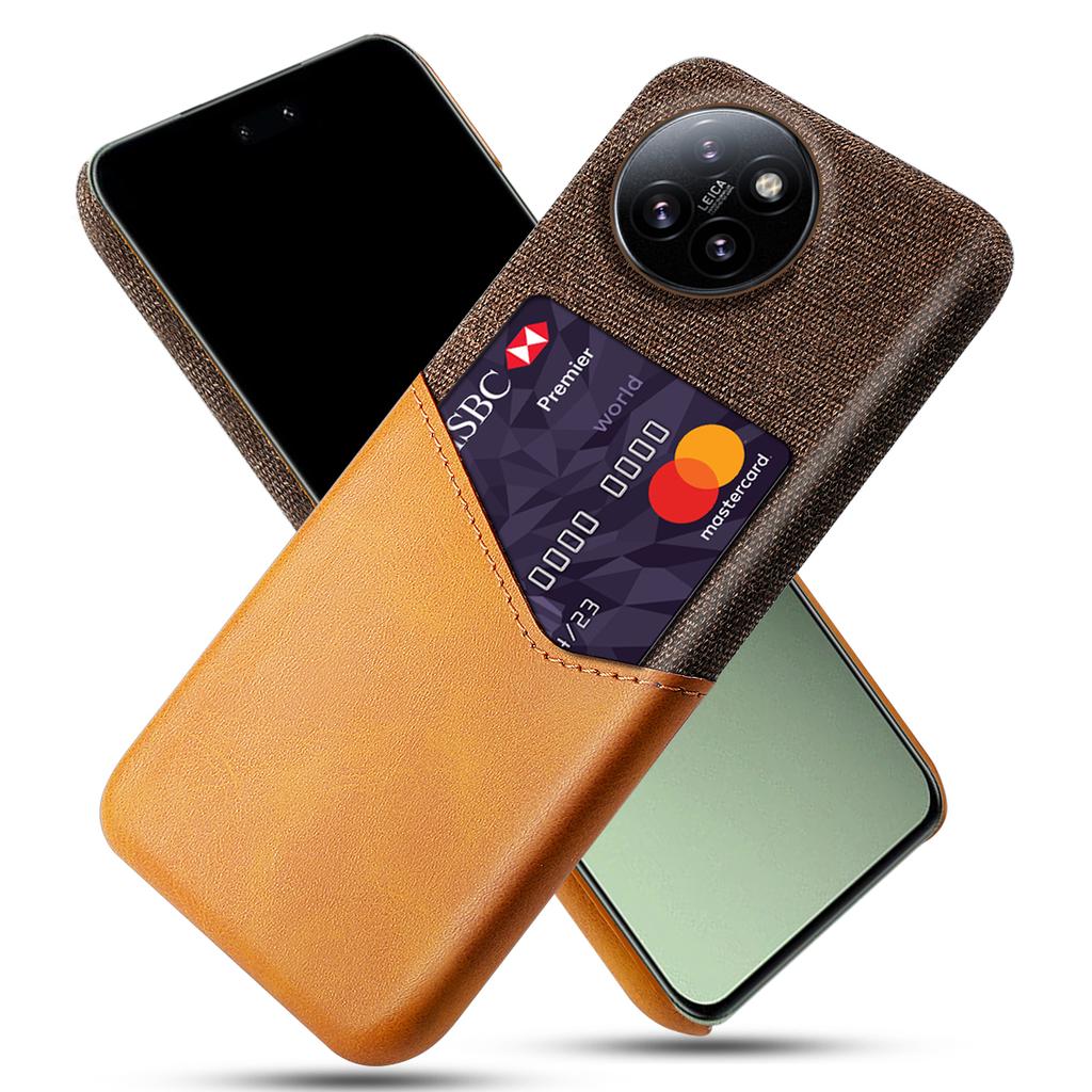 For Xiaomi Civi 4 Pro 5G/14 Civi 5G Case Leather+PC Cloth Texture Phone Cover with Card Slot