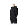 Emporio Armani Solid Color Letter Print Crew Neck Long Sleeve Pullover Sweatshirt Women sweatshirt Navy-Blue 3R2M7K2-JRKZ1-0926