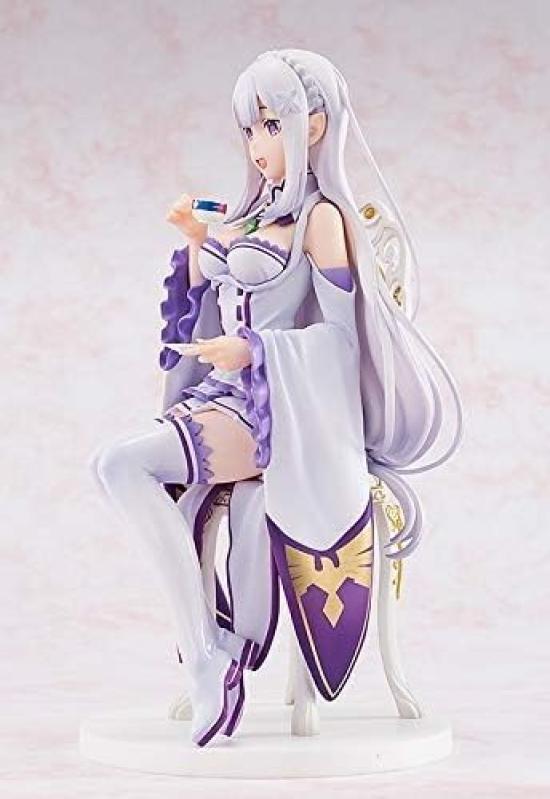 KDcolle Life in Another Emilia Tea Party malovaná hotová figurka ReZERO -Starting World- Ver. 1/7 ABS a PVC