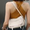 New Women's Luxury Leather Shoulder Bag Vintage Head Layer Leather Camera Bag Women's Elegant Shell Shaped Underarm Handbag
