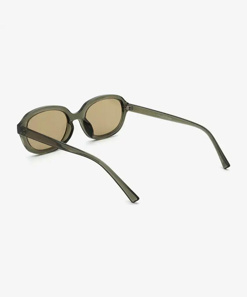 Seutailwokeu Brown Tinted Oval Style Work Tr90-16 C18_Br Style Work Sunglasses