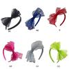 Vintage Colorful Lace Bow Headband Womens Headpiece Wedding Halloween Headwear