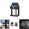Solar Powered Outdoor Wall Light With Motion Sensor For Garden And Patio Decor