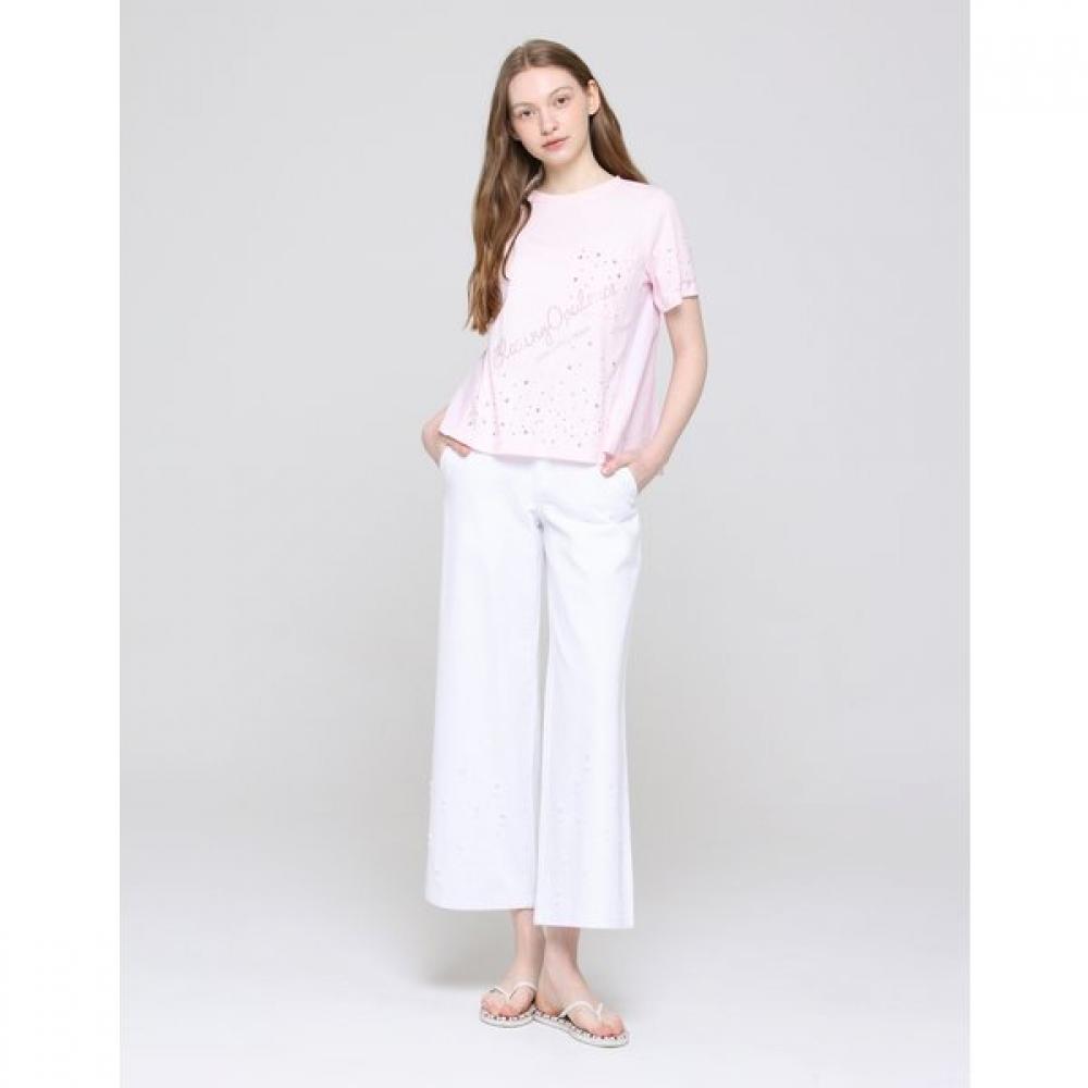 SON JUNG WAN Women STar HoTfix PockeT T shirT Zdr6262052