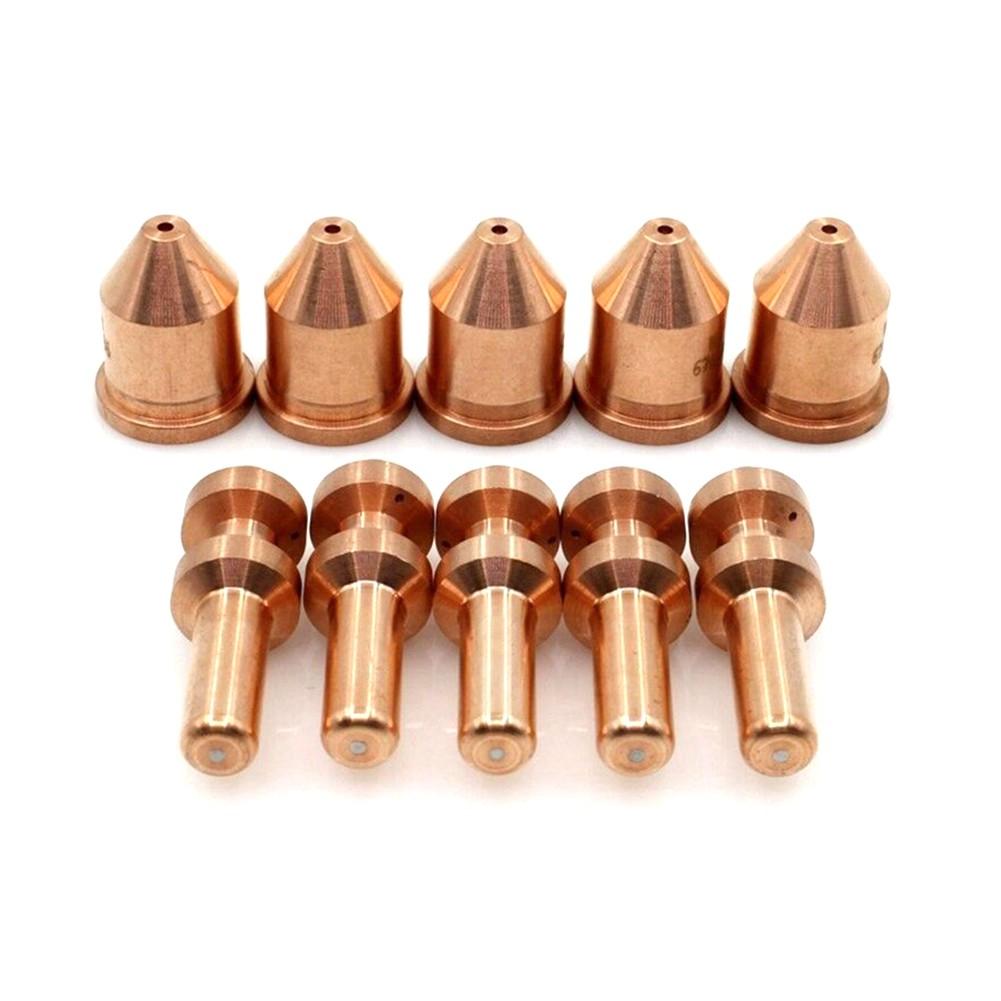 10pcs 249929 Tips 256026 Electrode 60A Plasma Torch for Miller Spectrum For XT60
