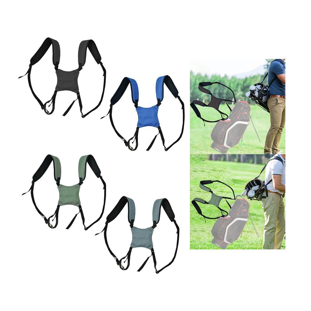 Golf Bag Shoulder Strap Adjustable Carrying Bags Straps Comfortable Oxford Cloth Backpack Shoulder Strap Golfing Accessories
