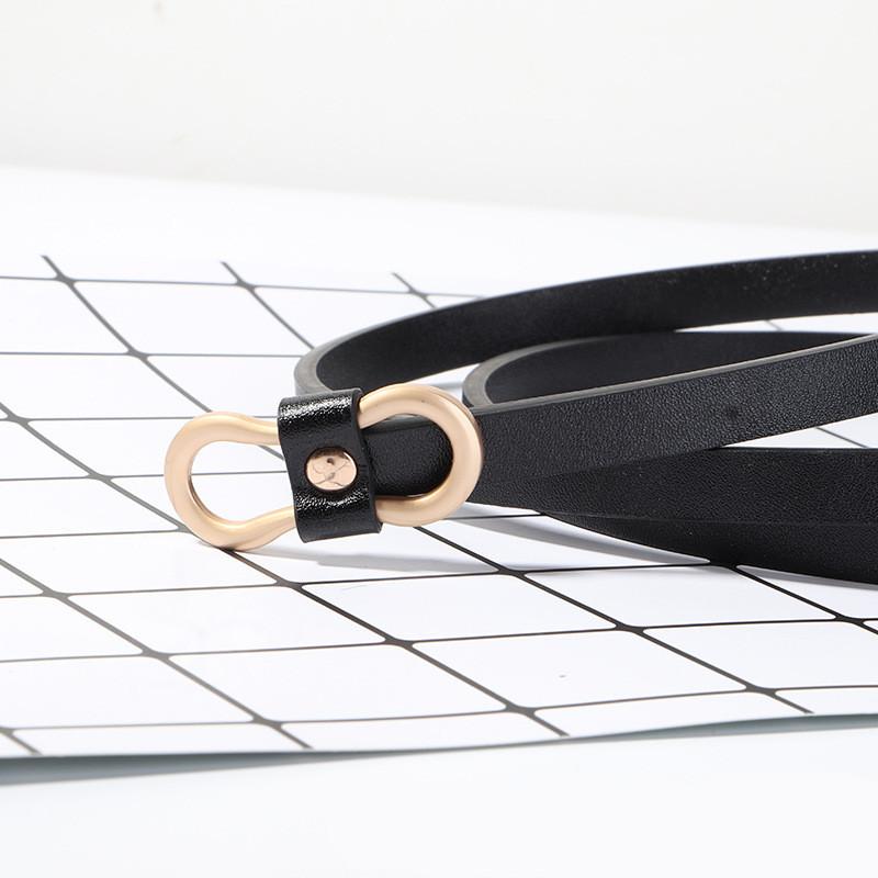 Trendy Ladies Slim Pu Leather Waist Belt Ideal For Chic Shirt And Skirt Combinations