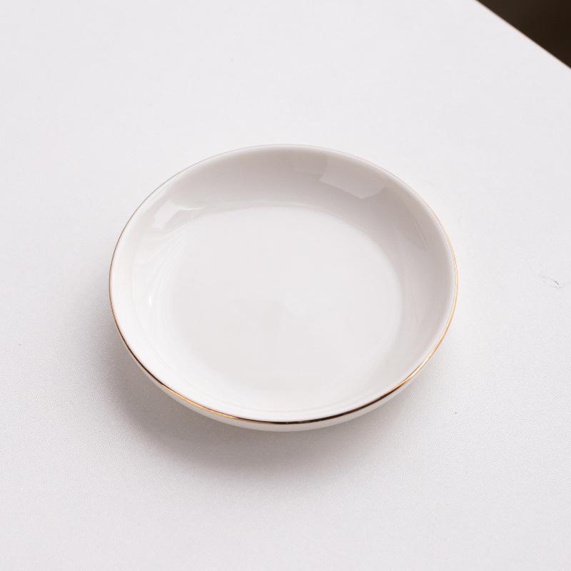 

Hexagonal European-Style Ceramic Jewelry Tray for Valentine s & Mother s Day - Perfect for Displaying Bracelets & Rings 10 cm Round