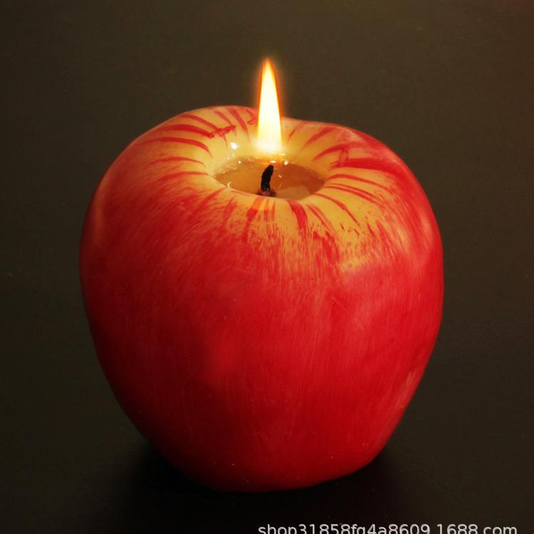 Red Apple Candle - Christmas, Birthday, New Year, Romantic Gift