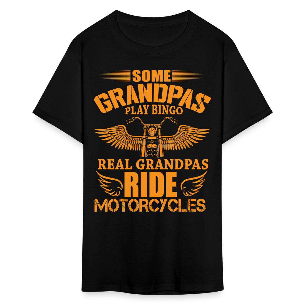Real Grandpas Ride Motorcycle Shirt Motorbike Gift for Grandpa T-Shirt S-6XL