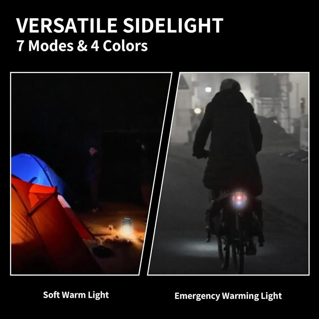 EDC Mini LED Flashlights  Rechargeable Magnetic Torch Clip-On EDC Handheld Work Light for Hiking Camping Dog Walking Emergencies