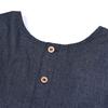 Kusguru Japan Dress Dark Size M Women's KOP505-88 Blue,