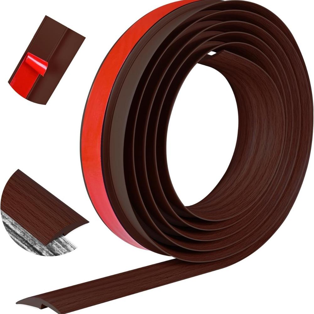 1pc 2mX3cm Floor Transition Strip Self Adhesive Carpet & Flooring Transitions Edging Trim Strip PVC Threshold Transitions