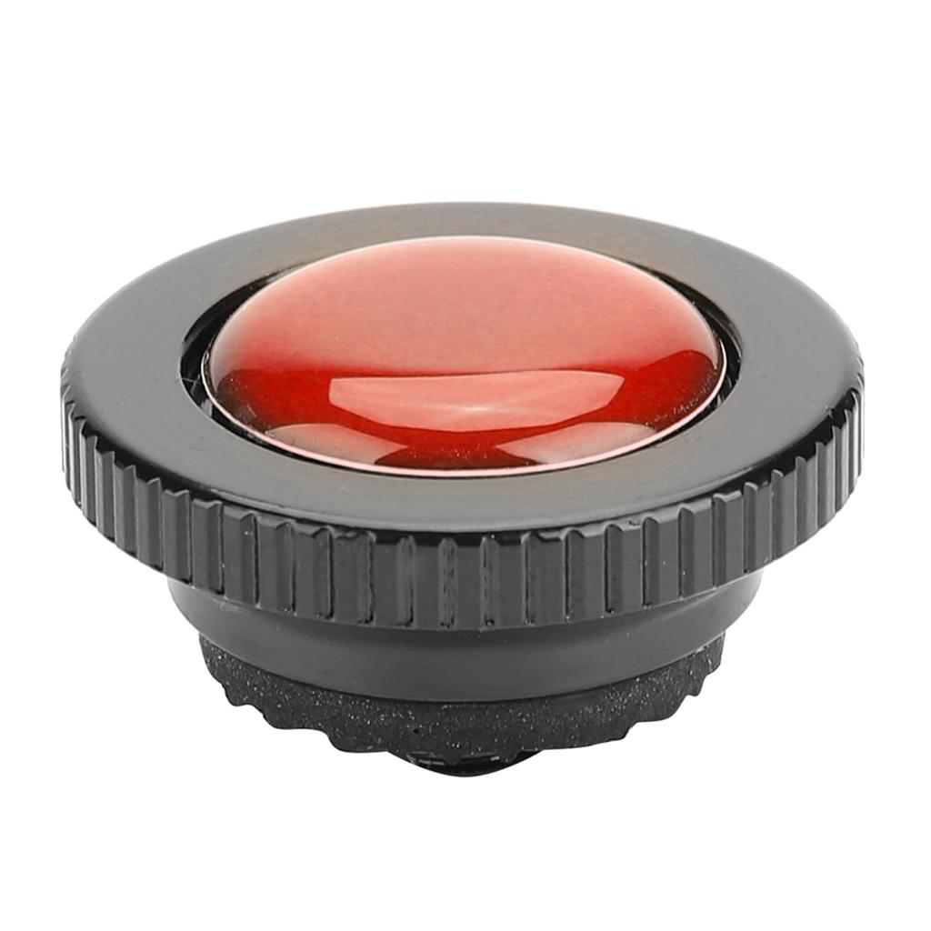 Mini Aluminum Alloy Round Quick Release Plate for Compact Action Tripods (Red)