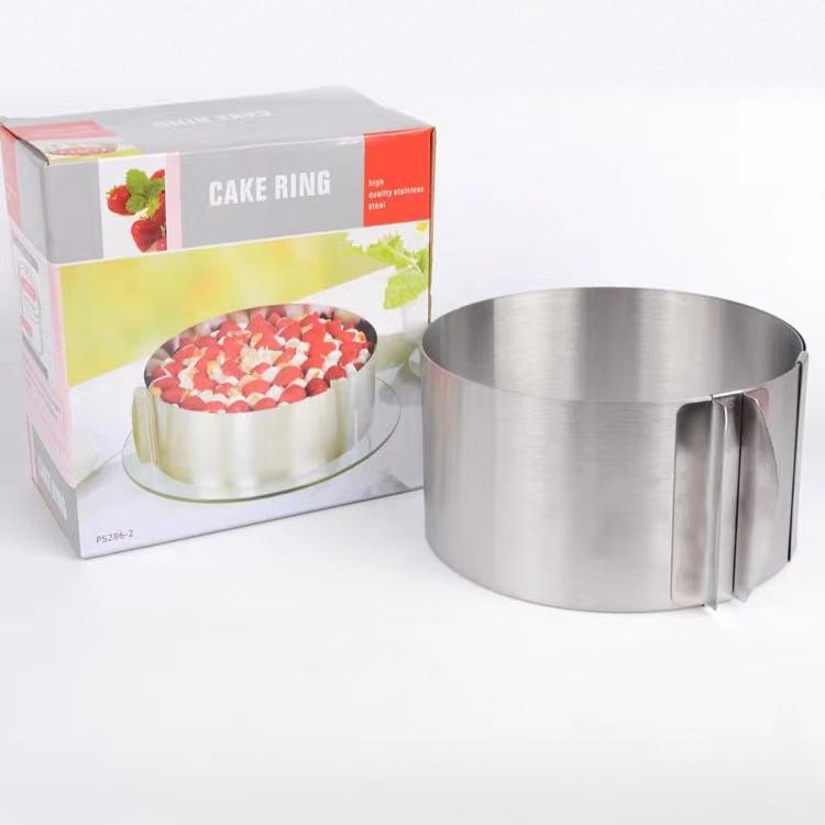 

Регулируемое кольцо для мусса из нержавеющей стали 6-12 дюймов, форма для торта