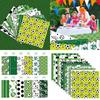 24 Sheets Scrapbooking Paper Football Themed Decorative Paper for Scrapbooking Journal Planner Album Invitation Card