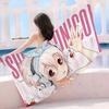 Super Sonico Manga Anime Microfiber Printed Beach Towel Mountain Climbing Yoga Beach Swimming Running Absorbent Soft Towel