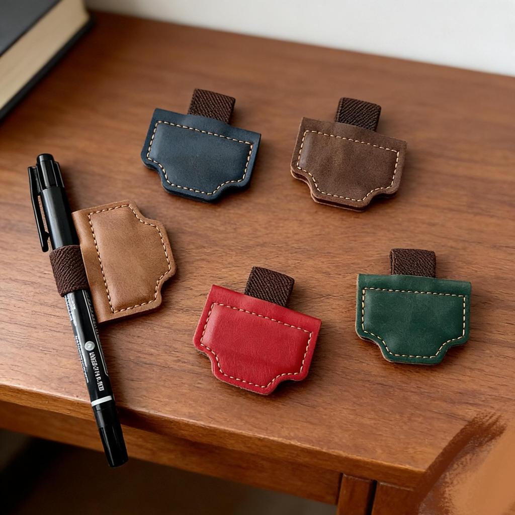 Personalized Magnetic Bookmarks with Custom Letter Patterns and Pen Holder