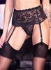 Lyhana Garter Belt and Stockings - Black - Chilirose - Garters and Suspenders