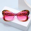 Trendy Party Large Frame Women Sunglasses Dopamine Butterfly Colorful Sunglasses Hip-hop Uv400 Sunscreen Full Frame Sunglasses