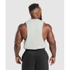 Gymshark Legacy Drop Arm Tank Stone Grey A5a2z Gb7s
