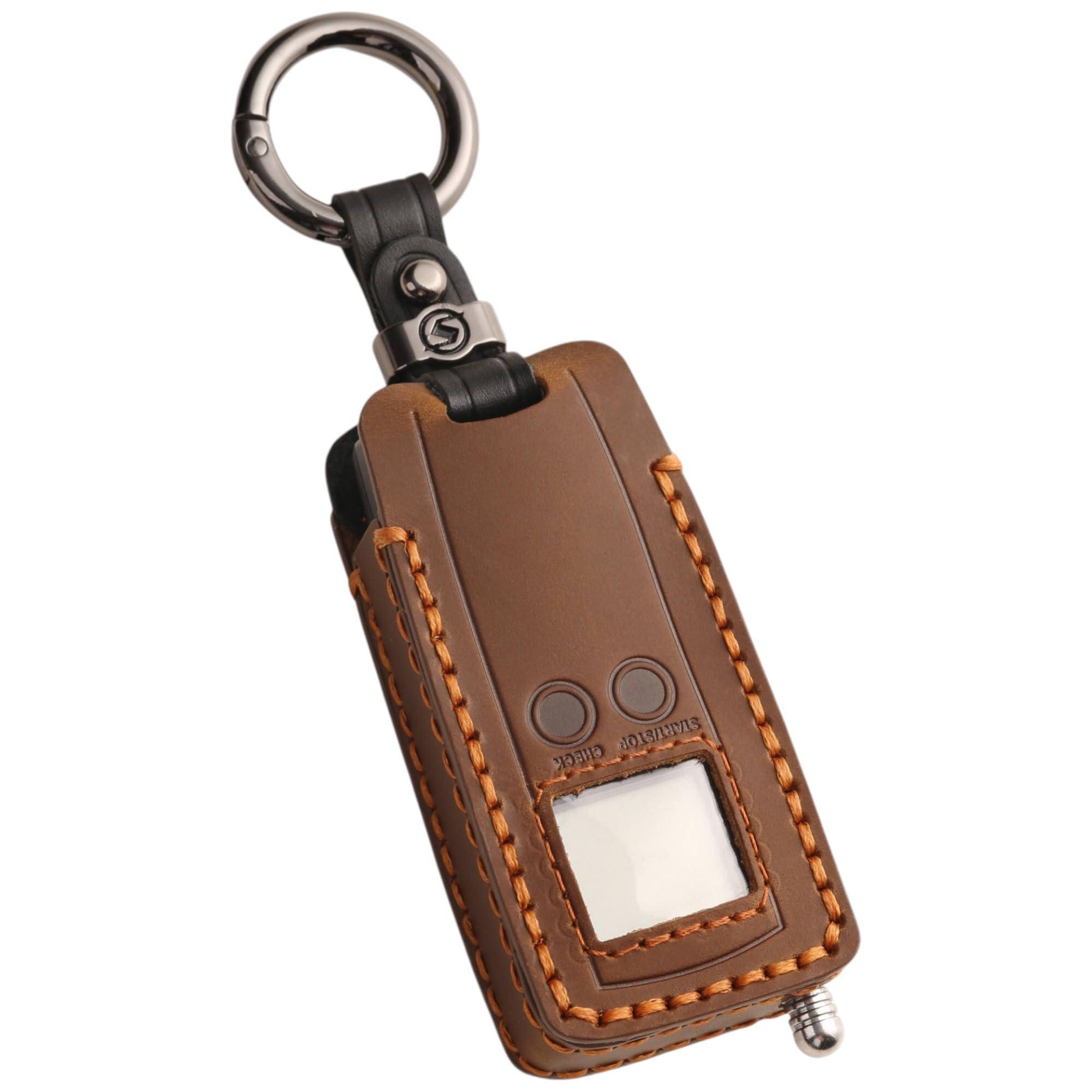 

Suzuki Engine Starter Key Engine Starter Remote Start for and Alto [smasol] Cover, Case, Jimny, Spacia, Hustler, (Engine Starter, Brown, 2-Button)