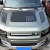 For Land Rover Defender 110  Black Car Styling Front Engine Hood Pull flower film Decal Sticker Vinyl Graphic