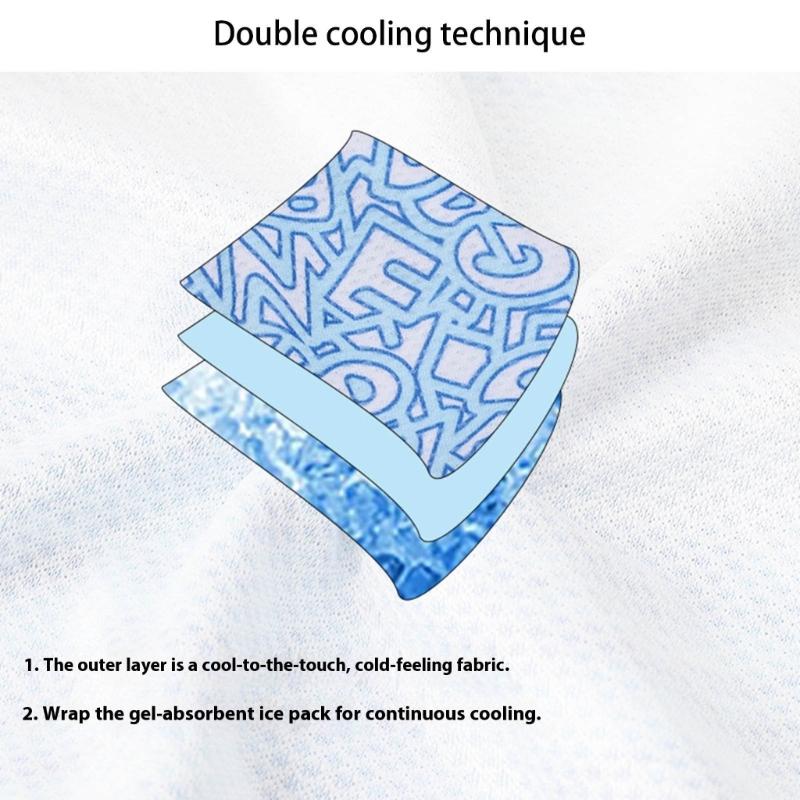 Permeable Pet Neck Wrap Regulable Cooling Bandanas Heats Reliefs Bandanas for Summer Heats Reliefs