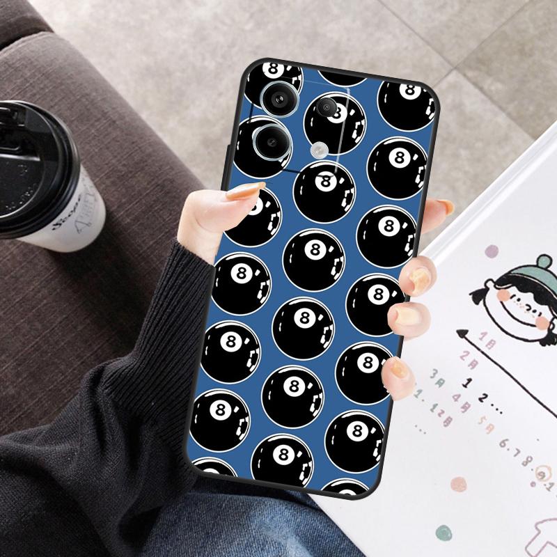

Billiards Snooker 8 Ball Cover For Xiaomi Redmi Note 14 13 10 11 12 15 Pro Plus Case For Redmi 15C 13C 12C 10C 14C 15 Redmi Note 12 4G