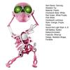 Dancing Swinging Skeleton Toy Kids 3D Halloween Articulated Skeleton Spring