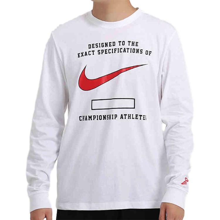 Nike Sportswear Casual Long-Sleeve T-Shirt Men Tops White CW0528-100