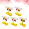 5pcs Pet Chicken Supplies Double Outlet Drinking Hanging Chickens Cups Nipple Drinker Poultry Waterer Feeding Supplies Drinkers.