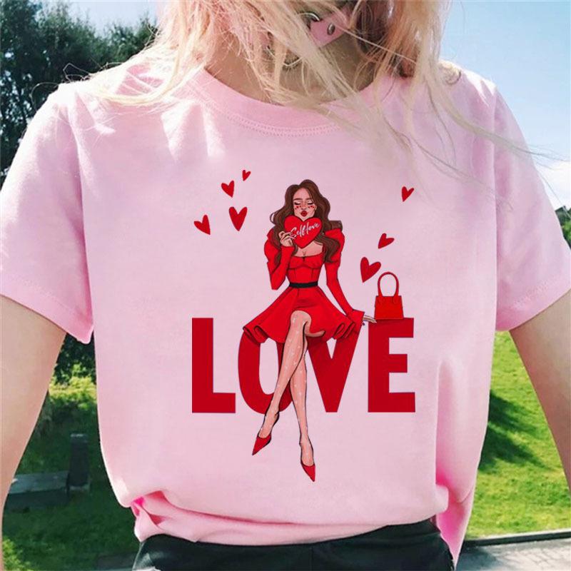 Summer Fashion City Girls Simple T-shirt Trend Women's Fashion White Short-sleeved Women's T-shirt Harajuku