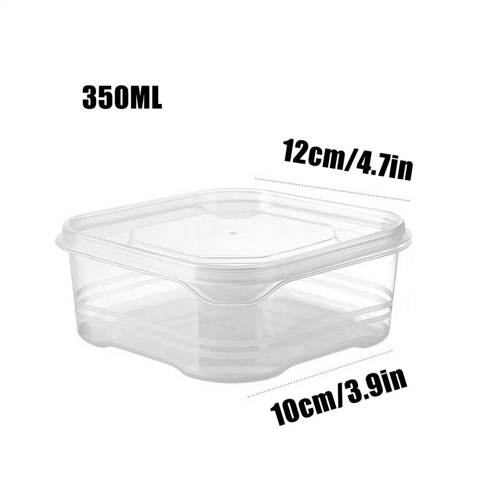 

Food Fruit Storage Box Portable Refrigerator Freezer Organizers Food Box for Vegetable Meat Produce Meal Prep Clear Crisper
