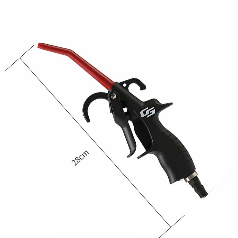 GS Air Inlet Air Blow Gun Jet Nozzle Rubber Tip Car Interior Cleaning Car Engine Pneumatic Tools Nozzle air Blow Dust Gun Plastic чёрный