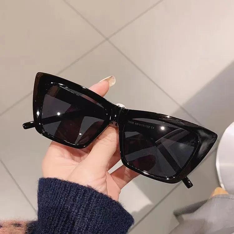 

Cat Eye Vintage Sunglasses Women Brand Designer Fashion Sun Glasses Female Retro Mirror Outdoors Shades UV400 Oculos De Sol чорний