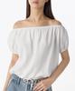MUSINSA STANDARD WOMAN Women'S Variable Off-Shoulder Short-Sleeve Blouse [White]