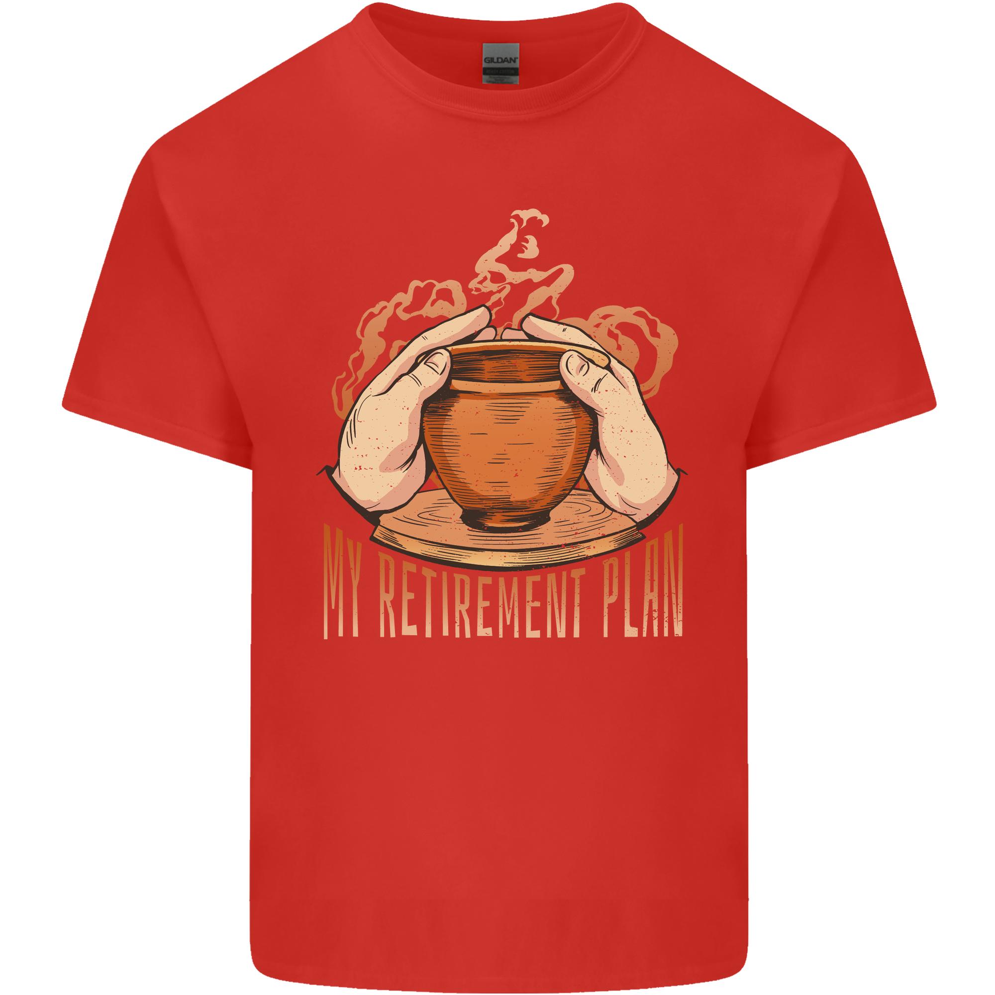Pottery RetireUnisext Plan Funny Unisexs Light Cotton TShirt S