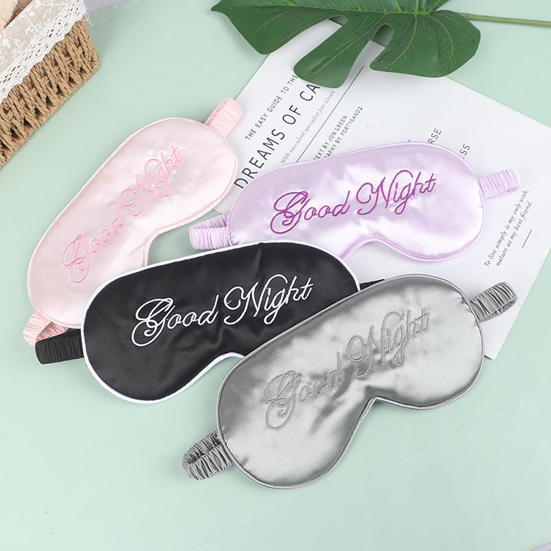 Sleeping Blindfold Eye Masks Blackout Eye Cover Washable Adjustable Eyepatch