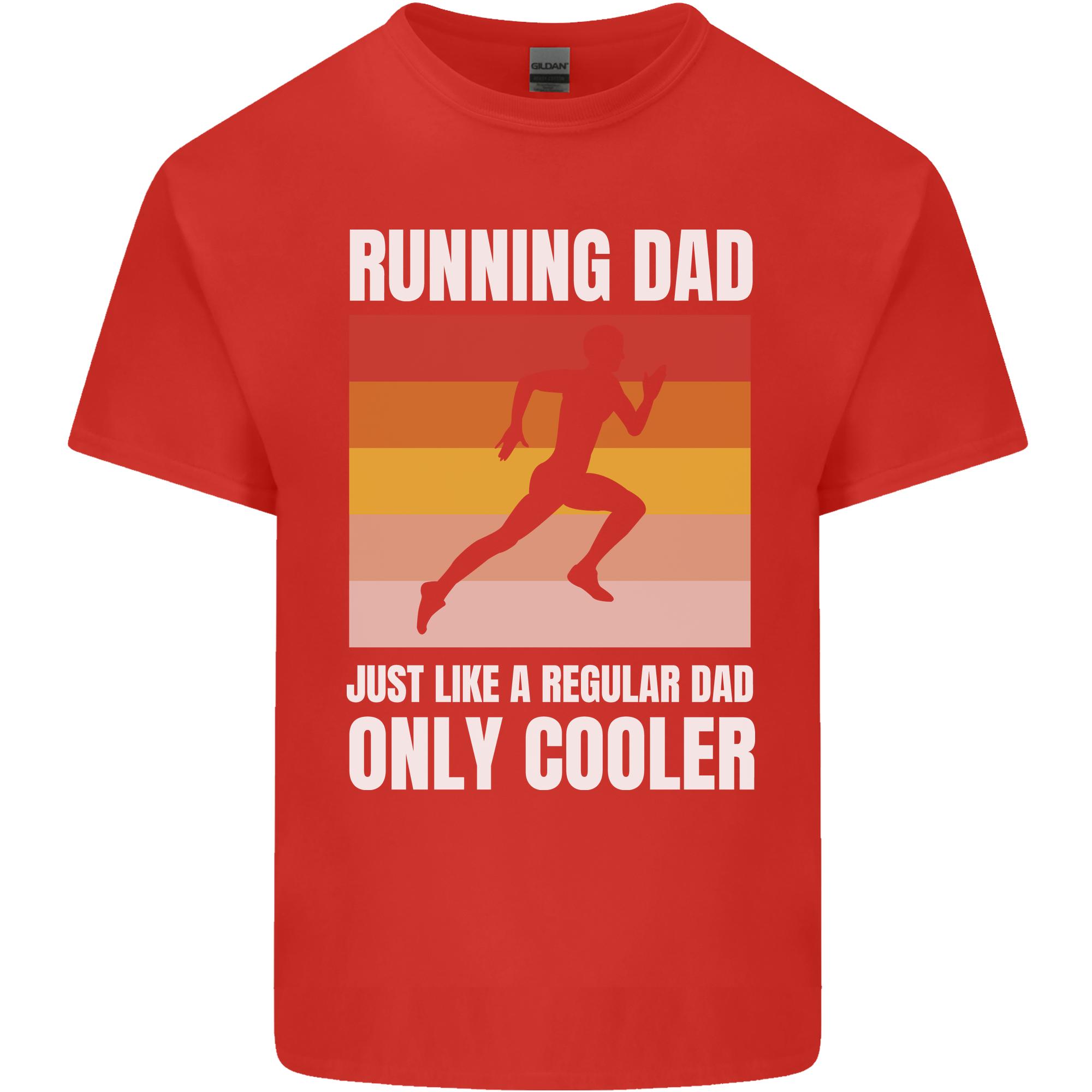 Running Dad Cross Country Marathon Runner Unisexs Light Cotton Tshirt S