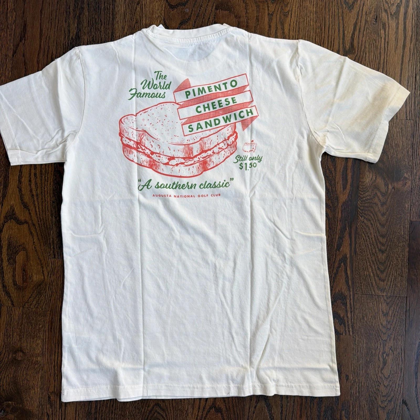 2026 Masters New Pimento Cheese Sandwich T-Shirt reprint AN69616 XXL
