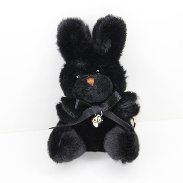 4 Colors Plush Stuffed Animal Rabbit Toy Pendant Keychain for Valentines Day