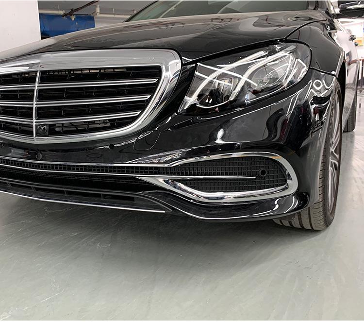 Maybach Style Mercedes E-Class E260L/E300L/E350L Front & Rear Bumper Trim & Grille Set