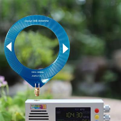 Mini Loop Antenna 10khz-180mhz SMA Interface Radio Antenna Portable Antenna for Malachite SDR Receiver TEF6686 Receiver