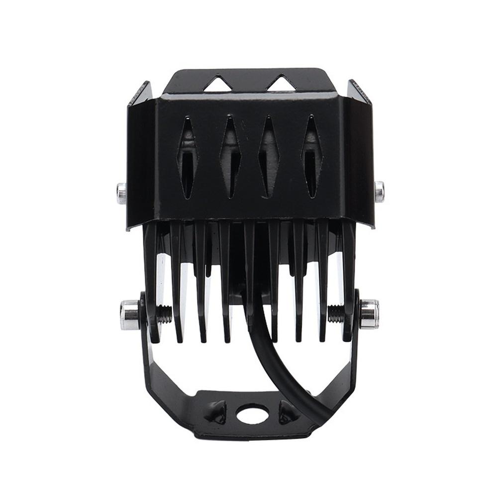 LED Headlight 20W for Car Motorcycle Off Road with IP67 Waterproofing and Dual Yellow White Light Output Wide Voltage 10 60V