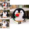 Adorable Cartoon Penguin Plush Toy With Rose For Gifts Perfect For Girlfriends And Children