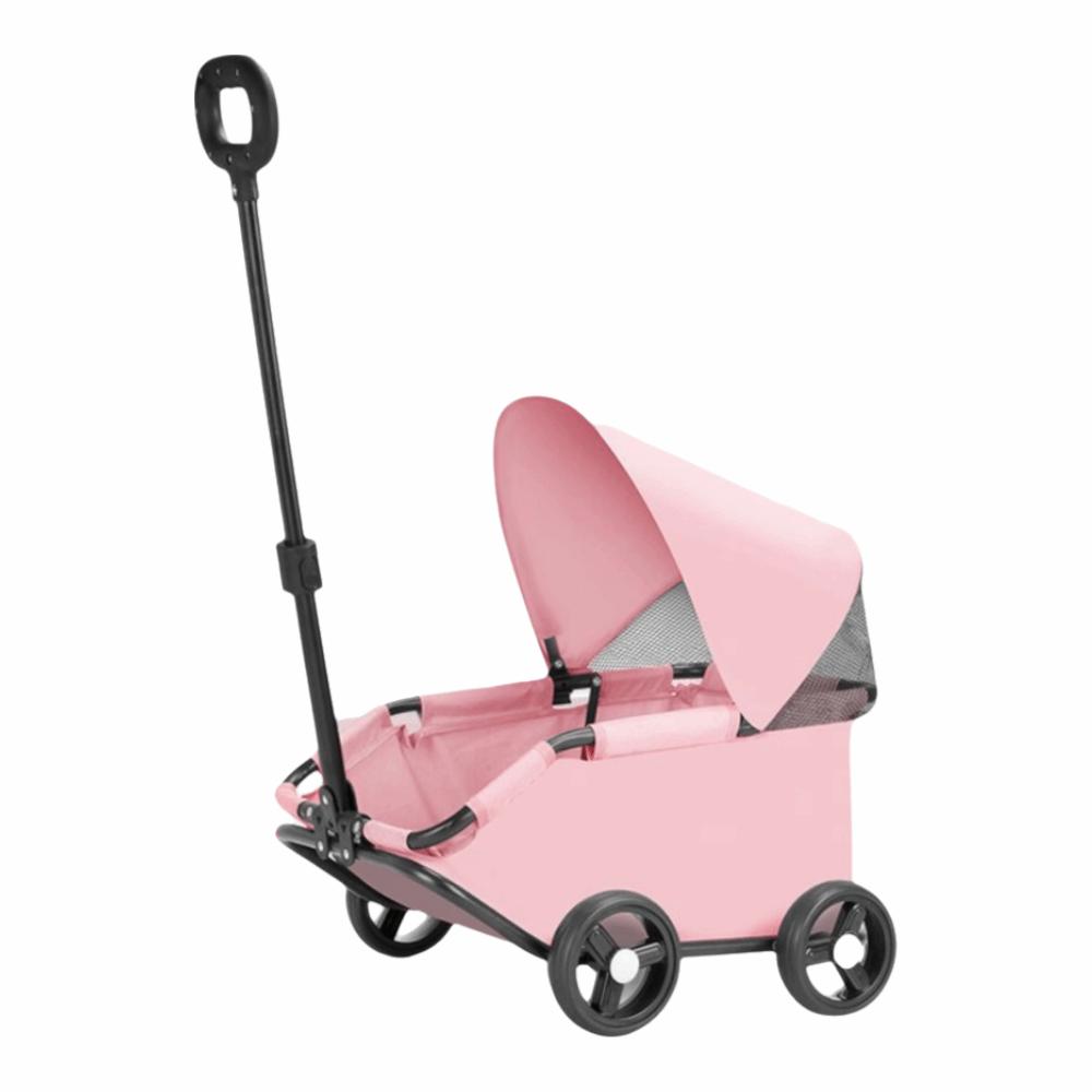 Dog Stroller Foldable Pet Stroller 4-Wheel with Sunshade Dog Carrier Cart Lightweight Portable Cat Cart Travel