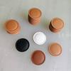 Flat Golf Ball Position Marker With Strong Magnetic Artificial Leather Round Golf Ball Marker Golfers Gift 4cm Size