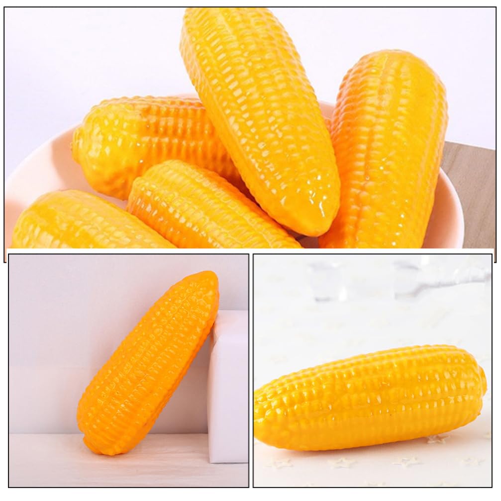 TOYMYTOY Vegetable Food Vegetable Vegetable DIY Decorative Set of 6 Models, Corn, Samples, Ornaments, Objects, Figurines, Samples, Toys, Props,